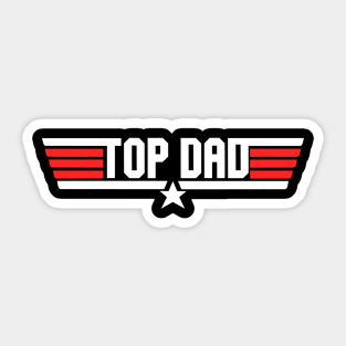 Top Dad Father's Day Sticker